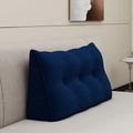 Wedge Pillow Headboard Bolster Reading Pillows for Sitting in Bed Adults Backrest, Corduroy Triangle Headboard Pillow Body Support…