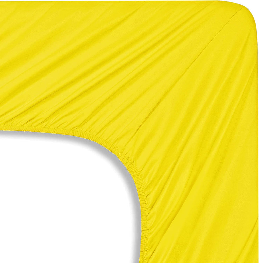 MocassiLuxuryBedding Mocassi King Sheet Set - Luxury Hotel 1800 Premier Bedding Sheets & Pillowcases - Ultra Soft Breathable & Cooling Bed…