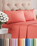 King Size 4 Piece Sheet Set - Comfy Breathable & Cooling Sheets - Hotel Luxury Bed Sheets for Women & Men - Deep Pockets, Easy-Fit, Extra…