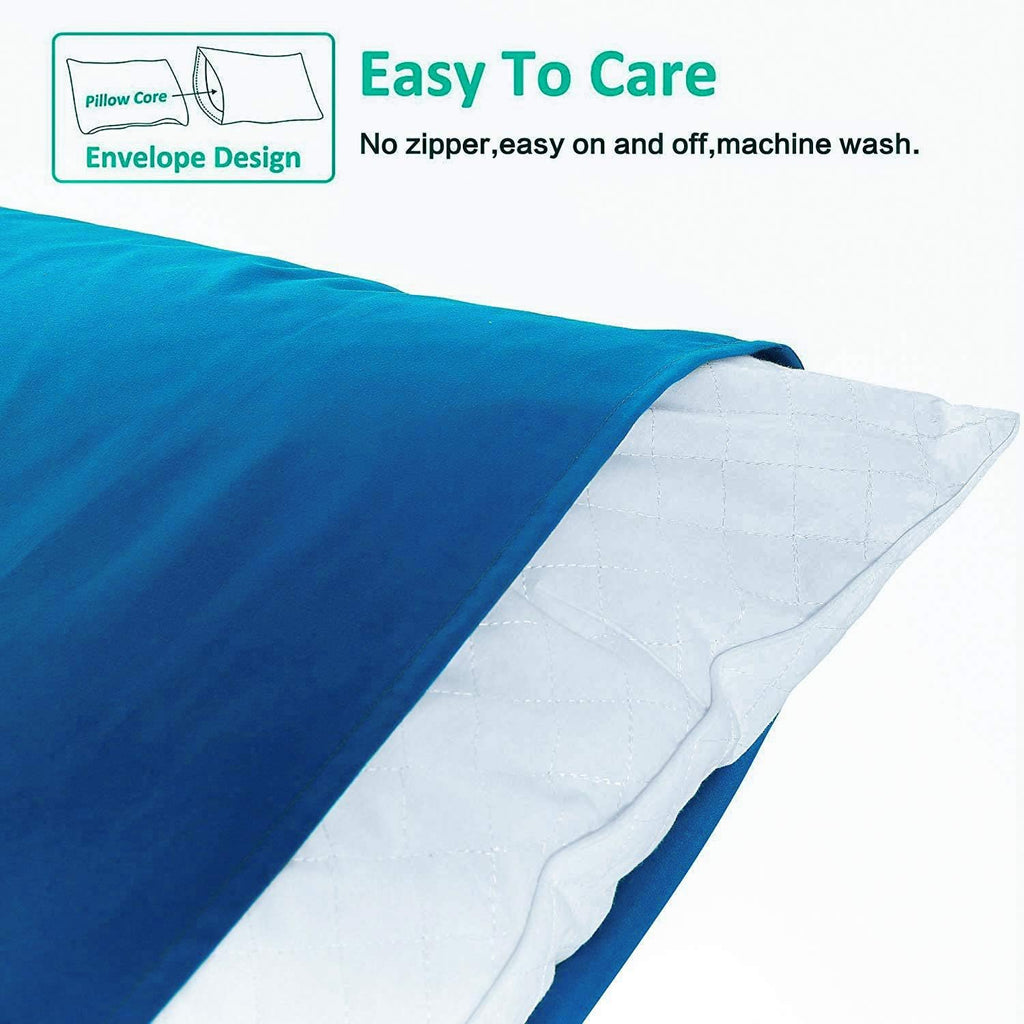 Ntbay Body Pillowcase - Brushed Microfiber 20x54 Pillowcase - Soft, Wrinkle-Free, Fade-Resistant, Stain-Resistant, Royal Blue Body Pillow C…