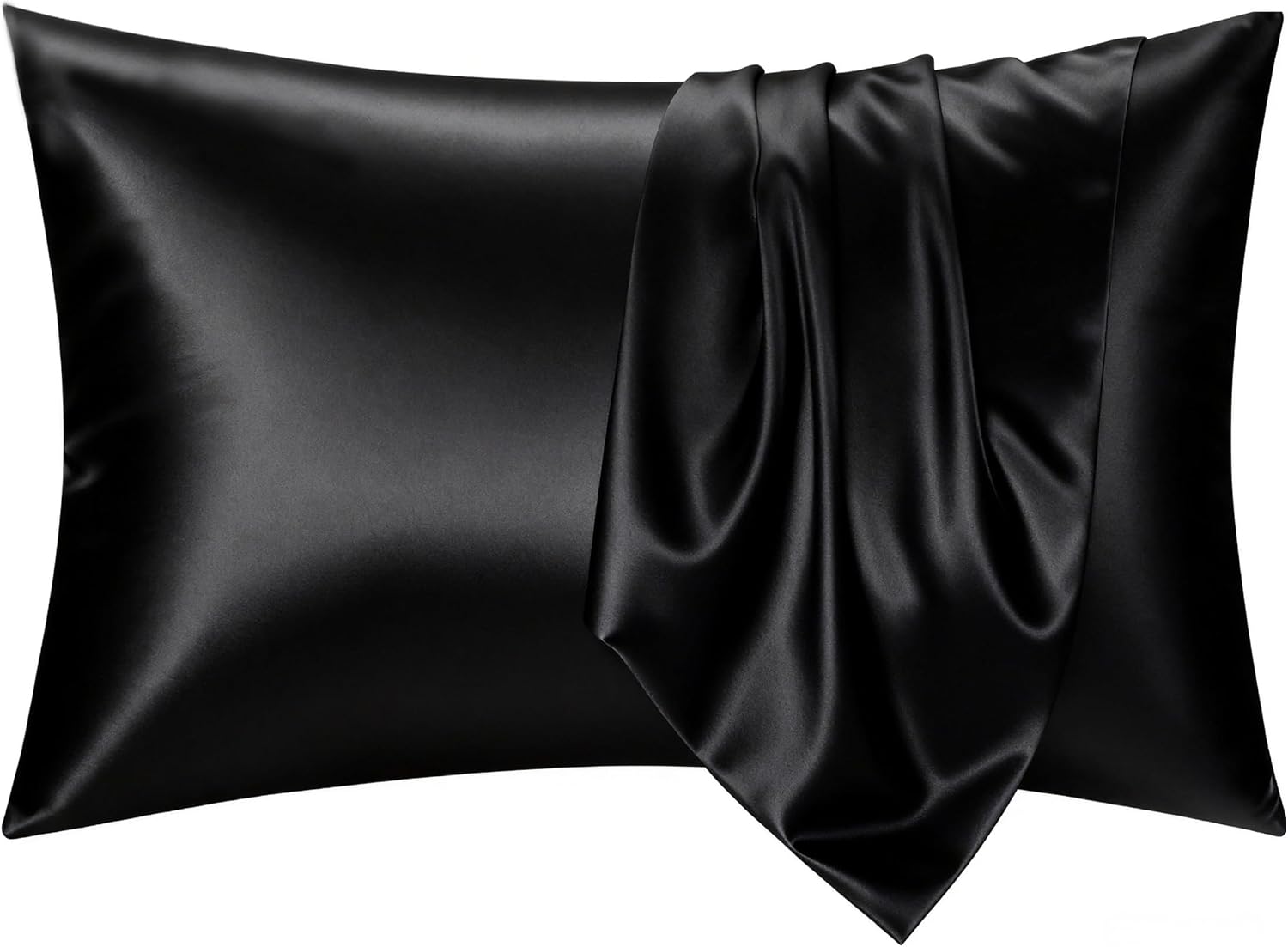 Cozyxworld Satin Silky Pillow Cases 2 Pack King Size, Cooling Pillowcase for Hot Sleeper, Fresh Feel Moisture Wicking Pilling Resistant Pil…