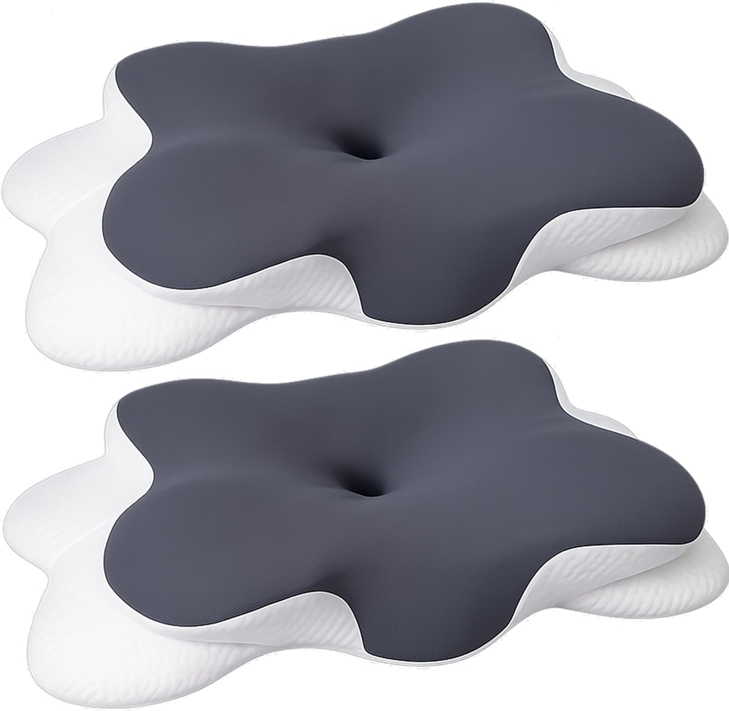 Ergonomic Memory Foam Cervical Neck Pillow for Side, Back & Stomach Sleepers, Contour Pillow for Neck and Shoulder Comfort, Cooling…