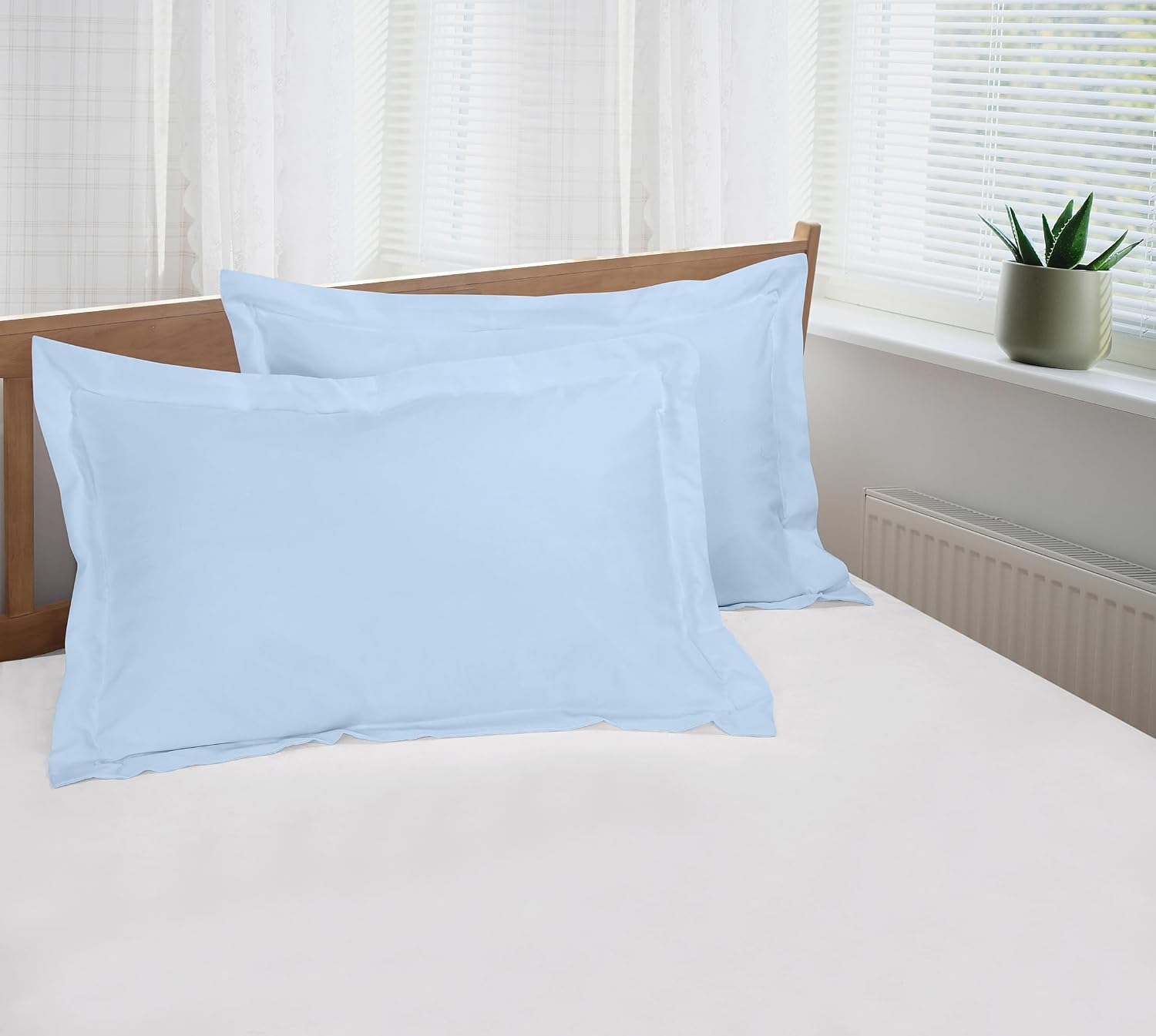 Royalelinens Royale Linens Pillow Shams 2 Pack King Size 20x36 Inch - Brushed 1800 Microfiber - Bed Pillow Shams, Wrinkle Resistant Super S…