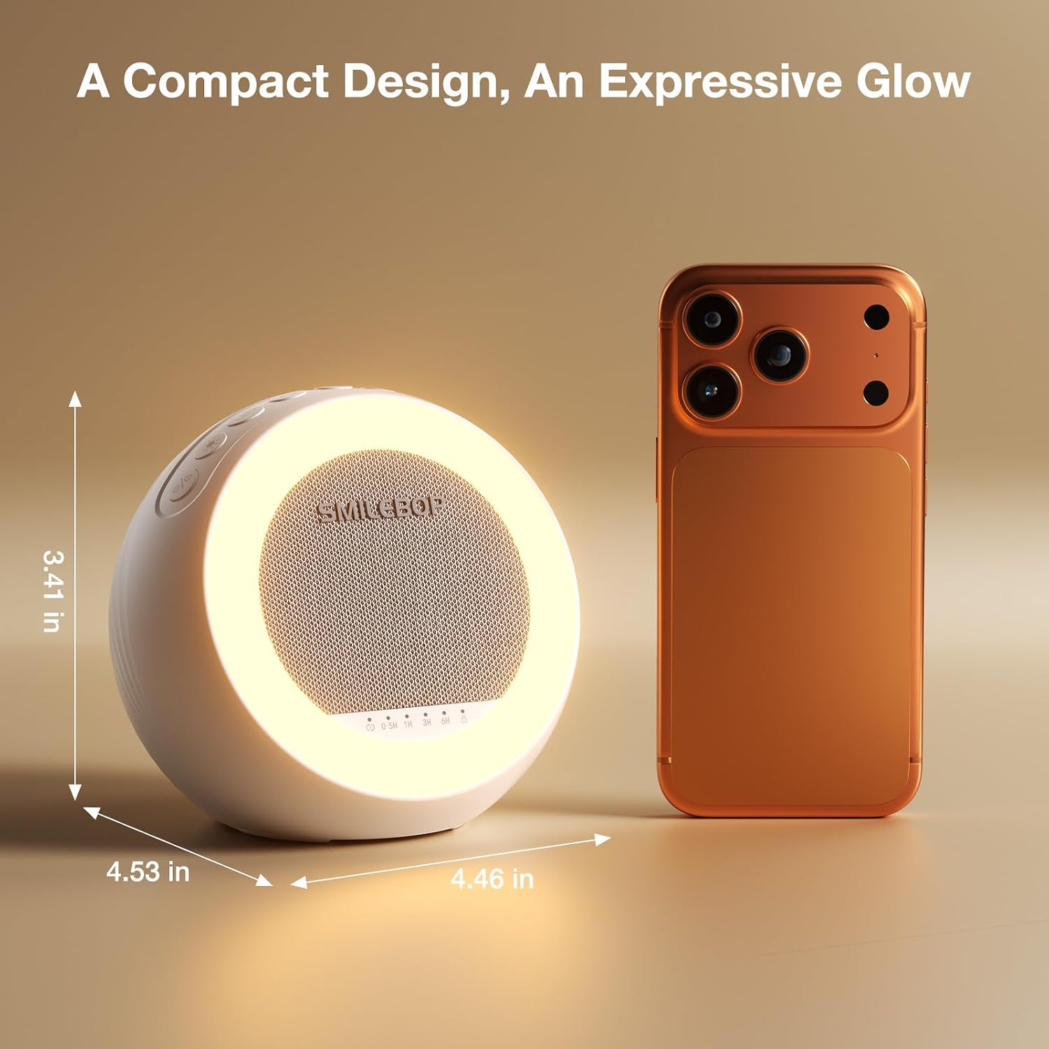 White Noise Sound Machine with Night Light, Portable Sound Machine for Baby and Adults with 10-Color Night Light, 32 Soothing Sounds & 5…