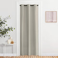 NICETOWN Natural Room Darkening Curtain and Drape Energy Efficient Warmth Solid Grommet Curtain for Office & Classroom (Sold…