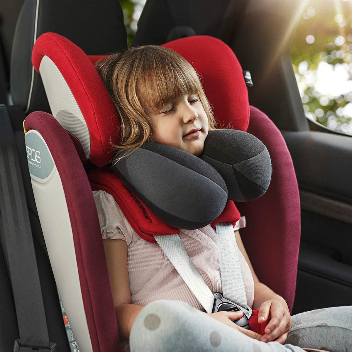 Infanzia Kids Chin Supporting Travel Neck Pillow, Helps Support Head and Neck, Comfortably Designed for Head, Neck, and Chin Support - Idea…