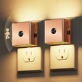 L LOHAS LED Night Light, Plug in Night Light with Motion Sensor and Dusk to Dawn Sensor, Brightness Adjustable,3000K Soft White, Rose Gold…