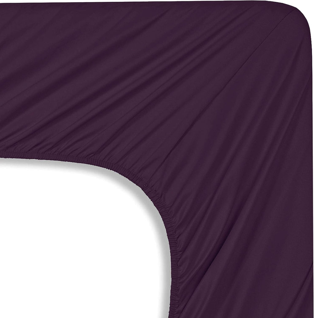 MocassiLuxuryBedding Mocassi Full Sheet Set - Luxury Hotel 1800 Premier Bedding Sheets & Pillowcases - Ultra Soft Breathable & Cooling Bed…