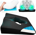 FoKon Gel Wheelchair Seat Cushion, Bed Sore Cushions for Butt, Gel Cushion for Pressure Relief, Donut Pillow for Tailbone, Coccyx, hemorrhoid P…