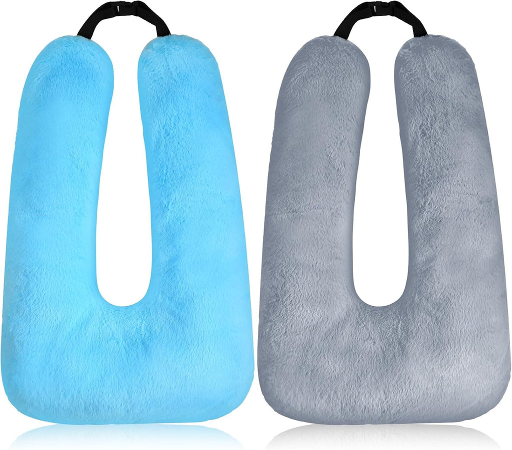 home Barydat 2 Pcs Car Travel Pillow for the Back Seat 28 x 18 in Sleeping Reading Pillows for Long Distance Travel Car Cushion for Kids Ad…