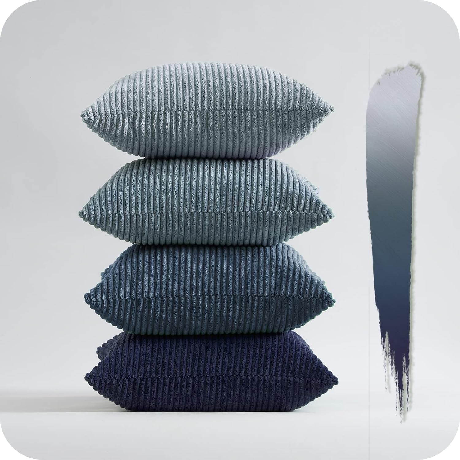 Topfinel Decorative Throw Pillow Covers Cushion Cases, Set of 4 Soft Velvet Modern Double-Sided Designs, Mix and Match for Home Decor…