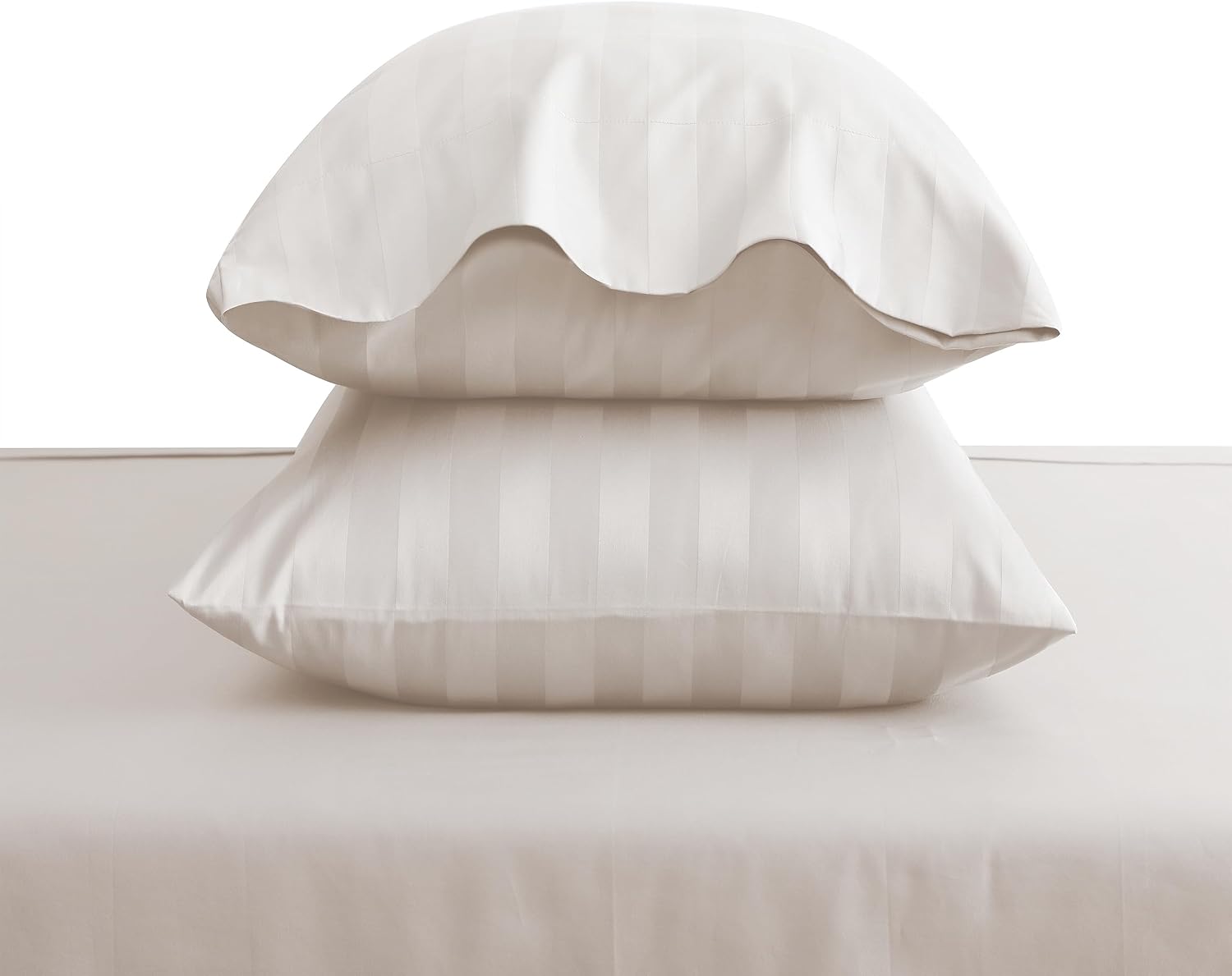 ShunjieHome 100% Egyptian Cotton Pillow Cases Set of 2, Queen Size 400 Thread Count Cooling Pillowcases, Soft and Breathable Pillow Covers…