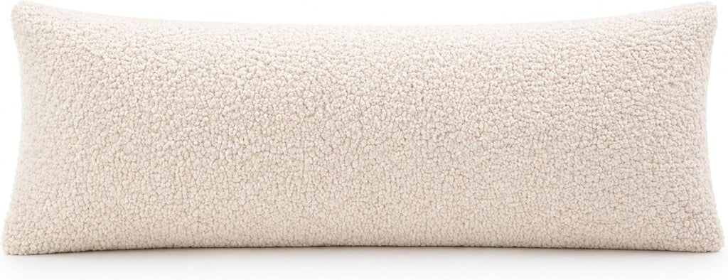 Reafort Sherpa Body Pillow Cover 21" x 54", Plush Fleece Long Body Pillowcase with Zipper Closure, Ultra Soft Fluffy Cozy Decorative…