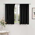 BGment Short Blackout Curtains for Small Window 40 Inch Long, Thermal Insulated Full Room Darkening Bedroom Curtains Soundproof Privacy…