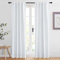 Nicetown Living Room Darkening Curtains - (Cloud Grey Color) W34 x L84, Set of 2, Home Decor Room Darkening Thermal Insulated Drapery Panel…