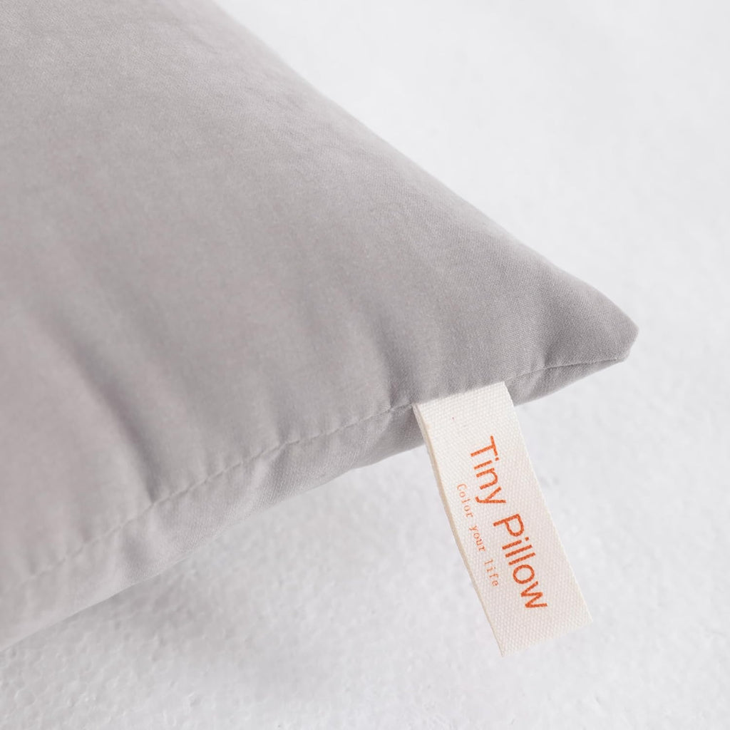 Ntbay Tiny Pillows, Down Alternative 7"x11" Microfiber Mini Pillow for Travel, Pets, Soft Machine Washable Small Pillows for Neck, Wrist, L…
