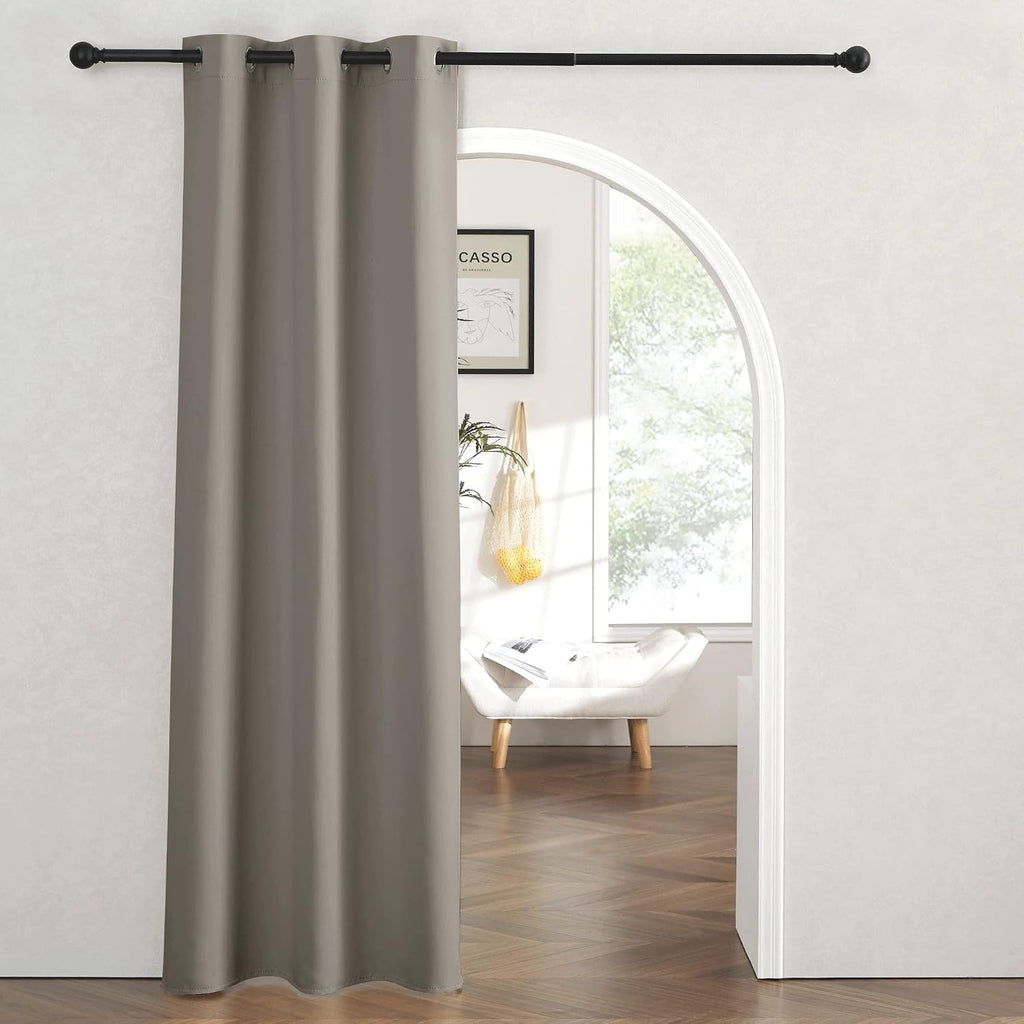 Rybhome RYB HOME Temporary Doorway Curtains Blackout Privacy Room Divider Curtains Portable Drapes for Closet Wall Panel for Bedroom Living…