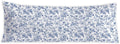 Vintage Chinoiserie Blue Floral 20x54 Body Pillow Cover, Blue and White Home Decor, Grandmillennial Flower Decorative Long Body Pillow…