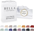 Bella Coterie Luxury Bamboo Viscose Cal King Size Sheet Set | 100% Organically Grown | Ultra Soft | Cooling for Hot Sleepers | 18" Deep…