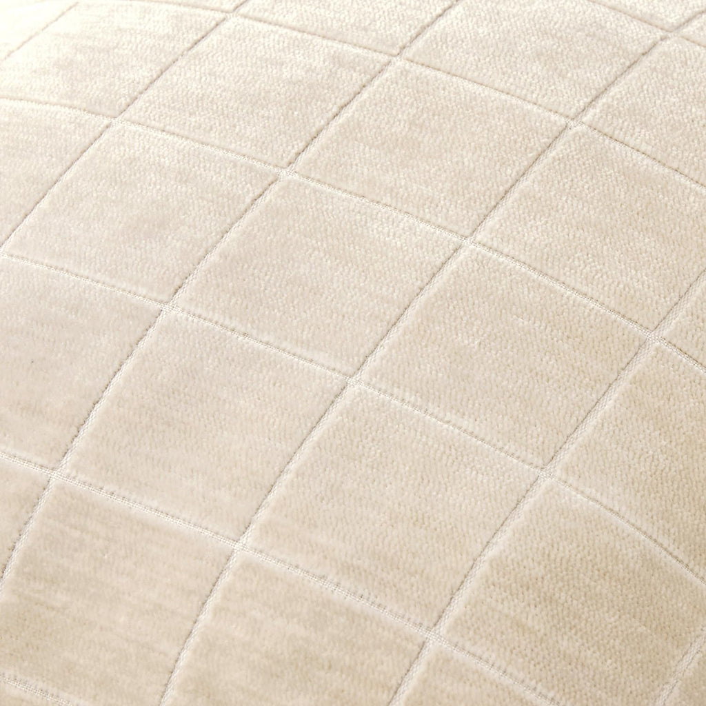 Miulee Decorative Chenille Check Throw Pillow Covers Vintage Plaid Couch Pillows 16x16 Inch Set of 2 Neutral Boho Farmhouse Cushion Covers…