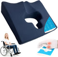 FoKon Gel Wheelchair Seat Cushion, Bed Sore Cushions for Butt, Gel Cushion for Pressure Relief, Donut Pillow for Tailbone, Sciatica, Coccyx, hem…