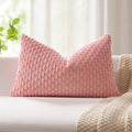 KevinTextile Kevin Textile Valentines Day 12x20 Inch Pillow Cover 1 Pack Boho Decorative Soft Striped Corduroy Lumbar Farmhouse Accent Rect…