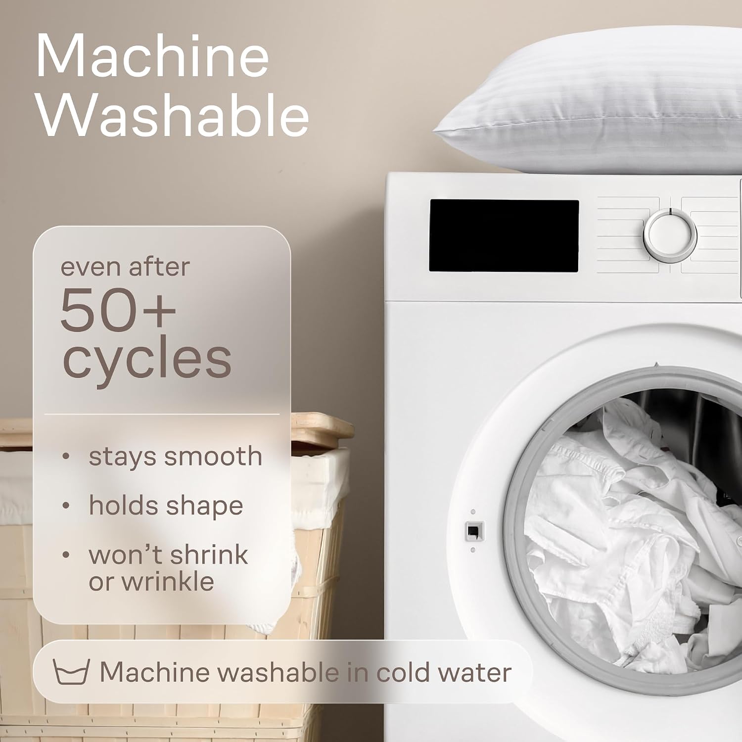 Ultra Soft Pillow Protectors with Zipper Standard Size - Set of 12 Breathable Pillow Covers - 100% Protection Against Stains, Dust & Dirt…