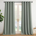 Nicetown Room Darkening Draperies Curtains Panels, 2 Panels Sage Green W52 x L90 Green