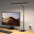 SUPERDANNY LED Desk Lamp for Home Office, Eye-Caring Desk Light with Base, 12W Touch Control 3 Colors Dimmable Brightness, Gooseneck…
