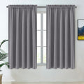 DWCN Blackout Curtains for Living Room Thermal Insulated, Energy Saving & Noise Reducing Bedroom Curtains, Grey, W 70x L 72 Inch, Set of…