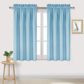 Dwcn Light Blue Blackout Curtains for Bedroom – Rod Pocket Thermal Insulated Energy Saving Drapes for Living Room and Bedroom, W 38 x L 54…