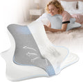 Ciavca Reading Pillow for Bed Adult Rest, Ergonomic Memory Foam Bed Reading Pillow Back Support, Headboard Wedge Pillows for Sitting Up, Ch…