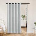 Rybhome RYB HOME White 100% Blackout Curtains for Bedroom, Wide Thermal Insulated Privacy Curtains for Sliding Glass Doors/Patio Door/Livin…