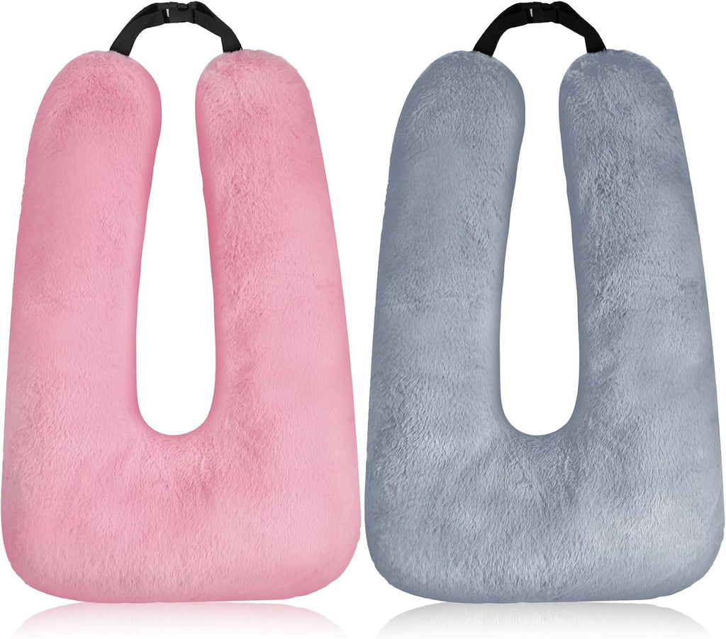 home Barydat 2 Pcs Car Travel Pillow for the Back Seat 28 x 18 in Sleeping Reading Pillows for Long Distance Travel Car Cushion for Kids Ad…