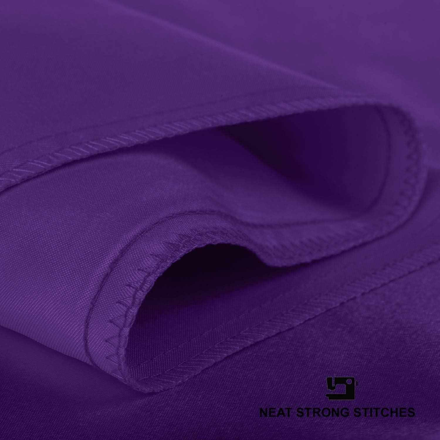 Blissford Purple Satin Pillowcase with Zipper, for Hair and fabric comfort, Feels Soft and Cool Like a Silk Pillowcase, Satin Pillow…
