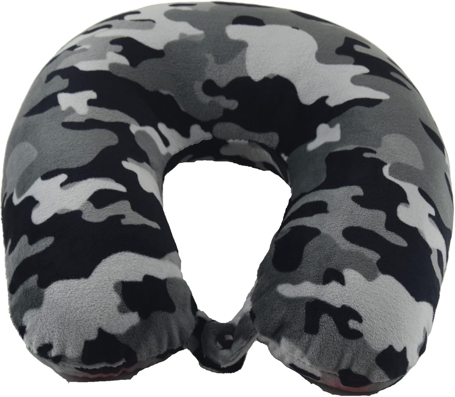 WorldsBest Wolf Essentials Adult Cozy Soft Microfiber Neck Pillow for Travel – Compact, Machine Washable - Perfect for Airplane, Car, or Ho…