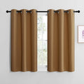 NICETOWN Sleek Blackout Curtains 40 inches Length for Small Windows, Noise Reducing and Block Draft Panels for Door Doorway Laundry…