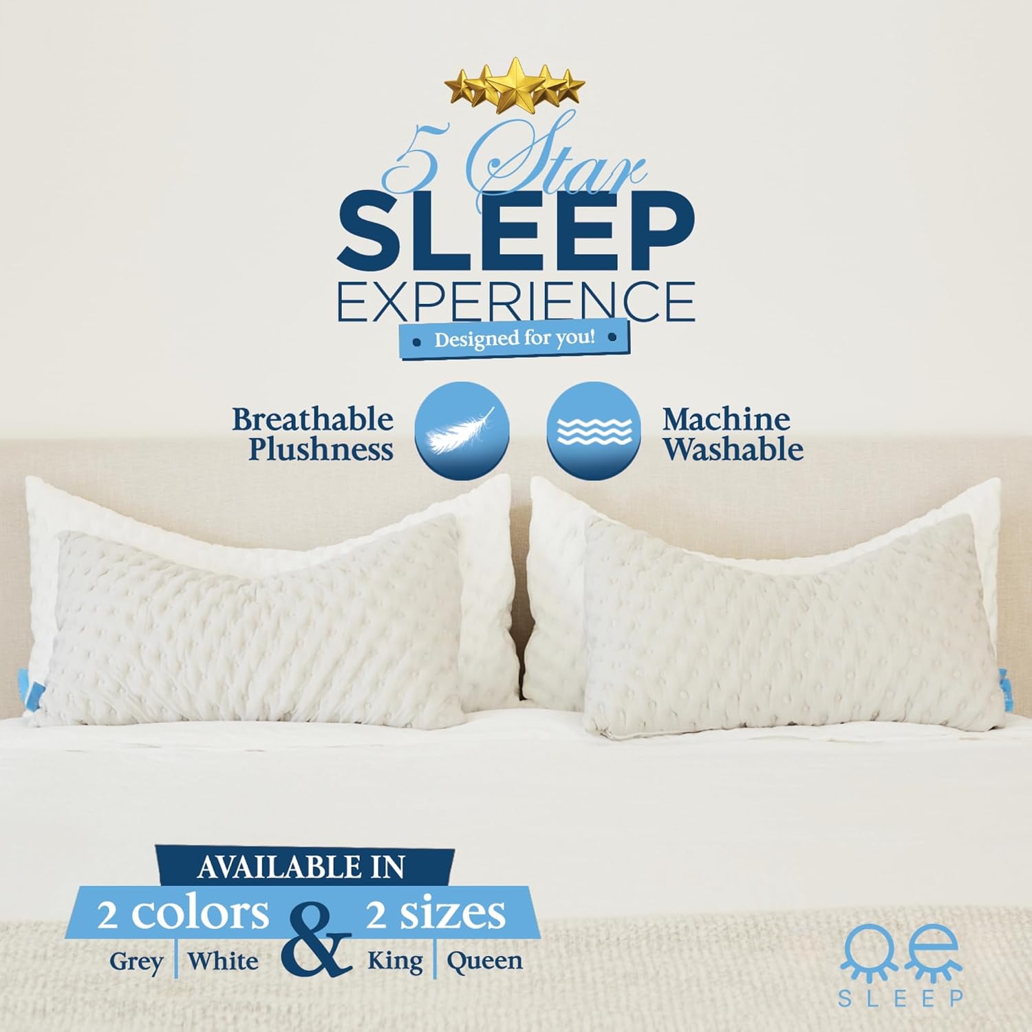 Zoey Sleep Bed Pillow for Side and Back Sleepers – Curved Cooling Pillow for Neck and Shoulder – Adjustable Memory Foam Pillow with…