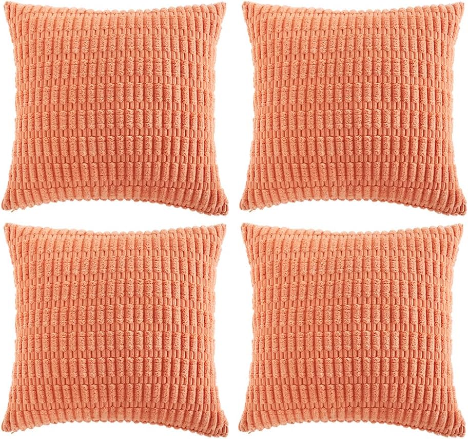 Fancy Homi 4 Packs Decorative Throw Pillow Covers for Living Room Couch Bed, Modern Farmhouse Boho Home Décor Accent Cushion Case, 26" x…