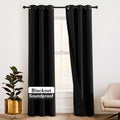 Rybhome RYB HOME Soundproof Curtains for Bedroom - 3 Layers 100% Blackout Noise Cancelling Thermal Insulted Curtains for Living Room Home T…