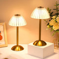 Liliful 4 Pcs Cordless Table Lamp Rechargeable Touch LED Small Gold Portable Battery Operated USB-c Desk Lamp 3 Color Dimmable for…