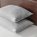 Basic Beyond Standard Size Pillows - Soft Down Alternative Pillows Standard Size Set of 2 for Back, Stomach or Side Sleepers, Silver…