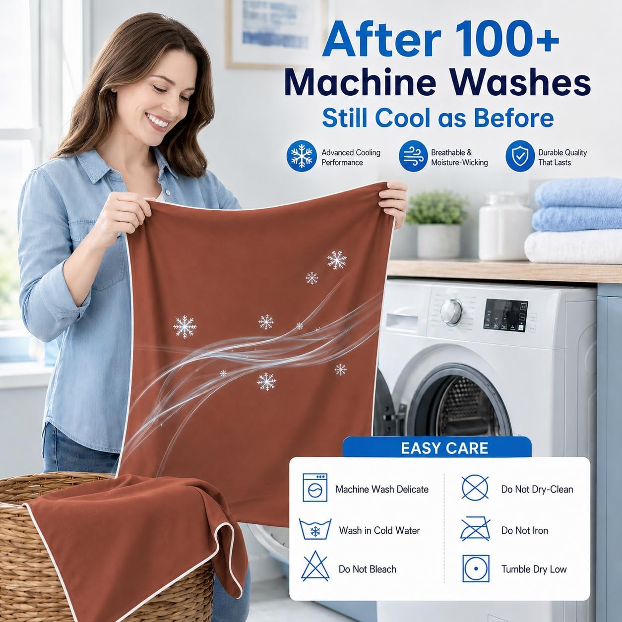 Cieltown Cooling Pillow Cases for Hot-Sleepers: Q-Max ≥0.4 Nylon Spandex Cool-to-Touch for Night Sweats - Waffle Weave for Dry & Com…