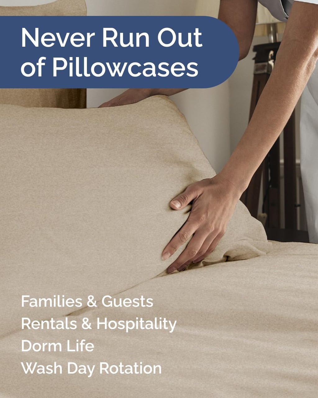 King Standard Pillow Cases Set of 10 - Ultra Soft Hotel Quality Pillowcase Covers - Comfy & Wrinkle Free - Shrink & Fade Resistant…