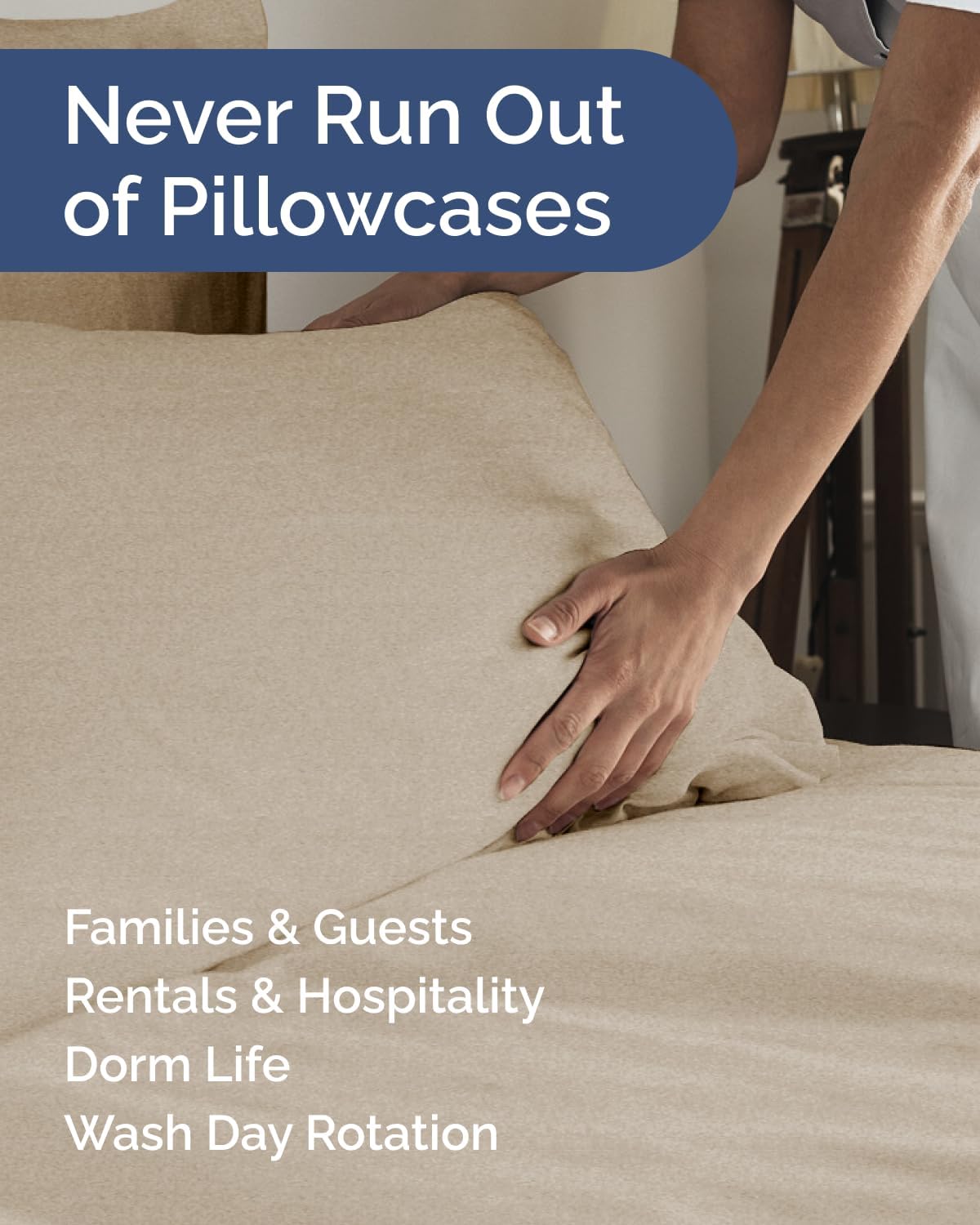 Queen Pillow Cases Set of 6 - Ultra Soft Hotel Quality Pillowcase Covers - Comfy & Wrinkle Free - Shrink & Fade Resistant - Machine…