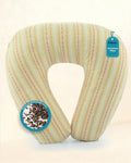 Edomi Buckwheat U Shaped Neck Pillow - 12''x12'' Adjustable Cervical Support Pillow with Breathable Buckwheat Hulls, Removable Cotton Cover…