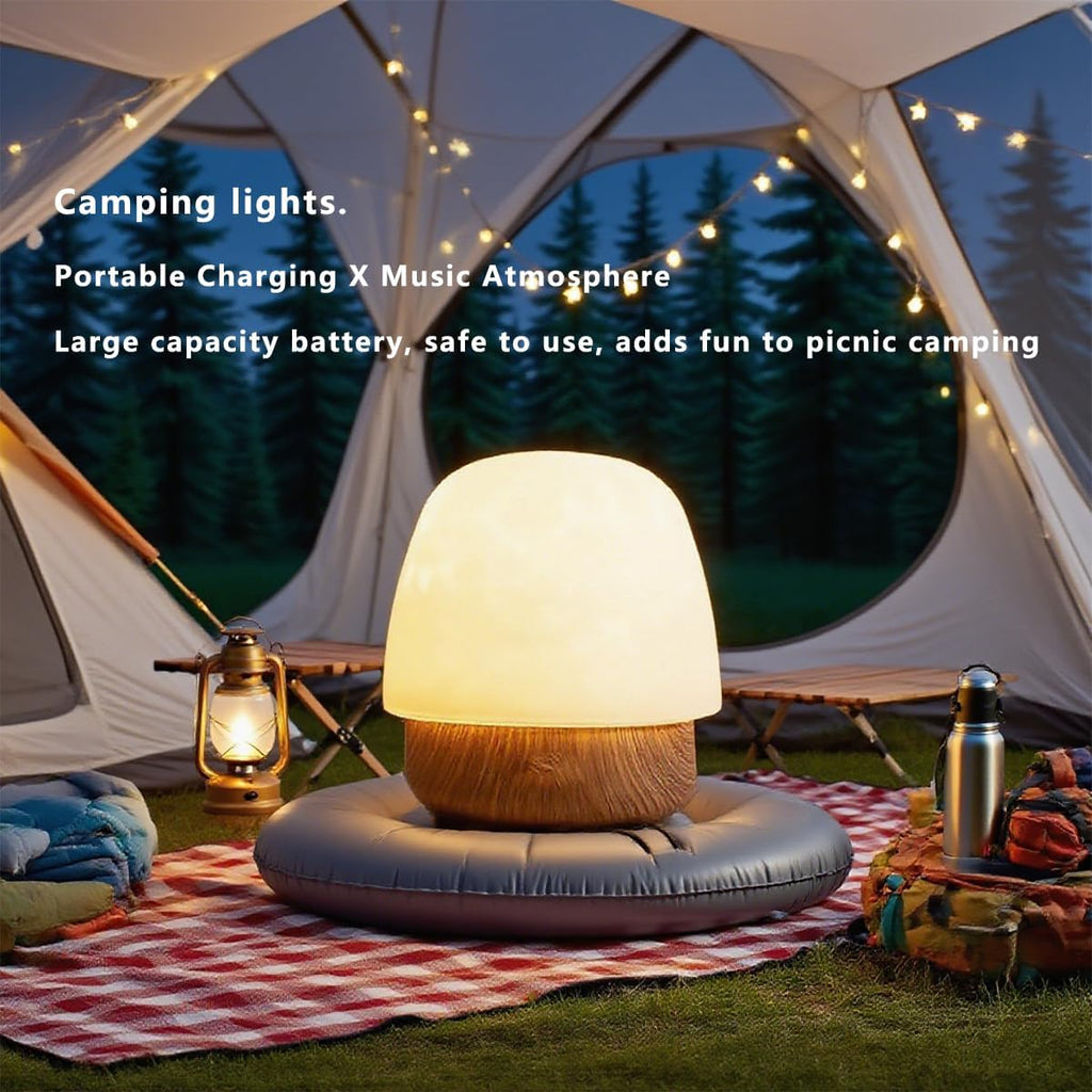 Night Light & Bluetooth Noise Machine with Ocean Wave Projector, Speaker, Lampshade & Remote - 4 White Noise, 16-Color Touch Dimming for…