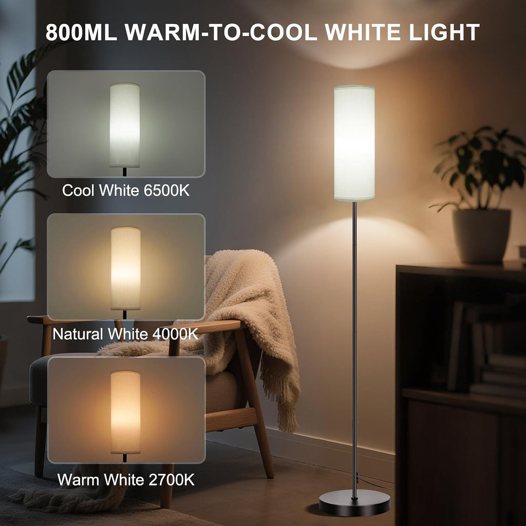 FRIDEKO HOME Floor Lamp, Color Changing Ambient Lighting for Living Room & Gaming Decor, Smart Standing Lamp with App & Remote Control…