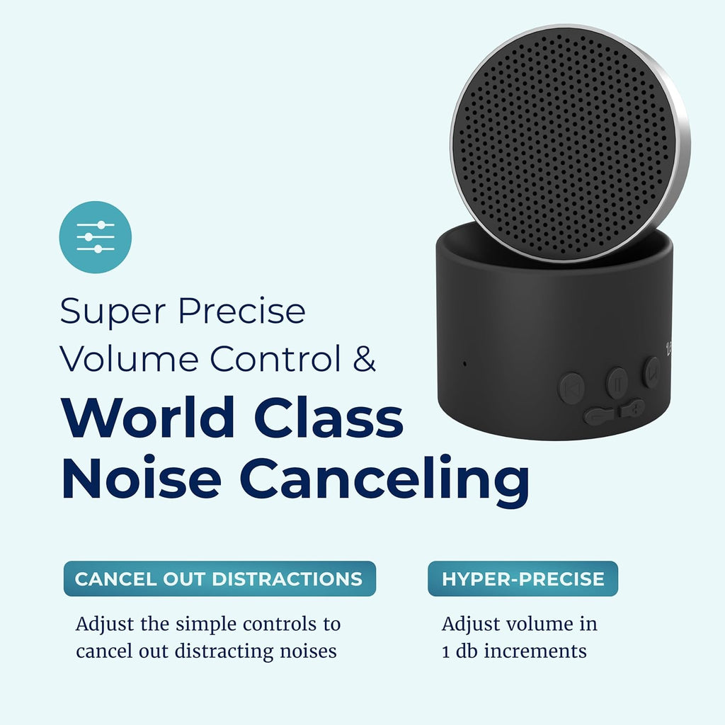 Adaptive Sound Technologies LectroFan Micro2 - Sound Machine for Sleep - Built-in Microphone - Noise-Masking - Precision Volume Settings…