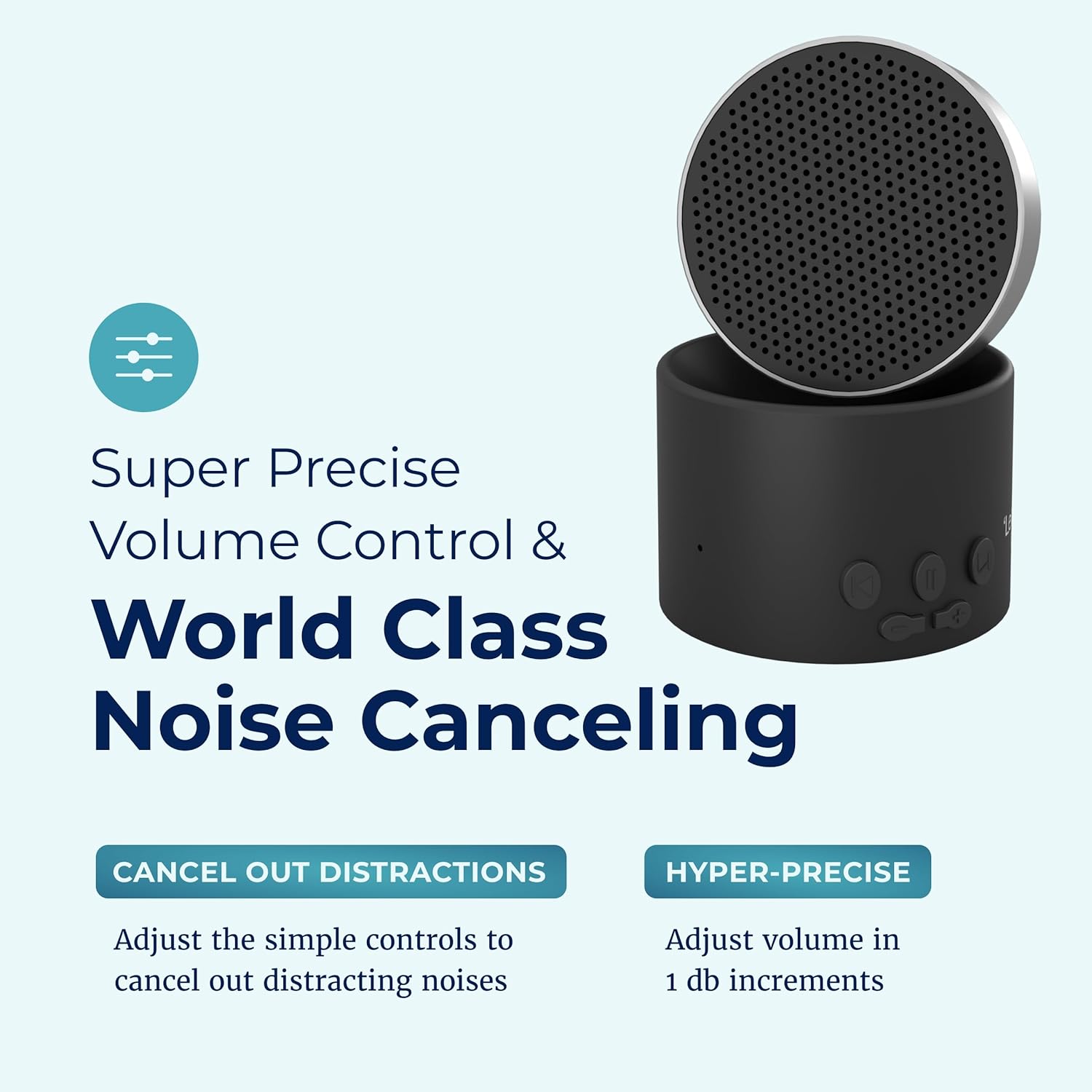 Adaptive Sound Technologies LectroFan Micro2 - Sound Machine for Sleep - Built-in Microphone - Noise-Masking - Precision Volume Settings…